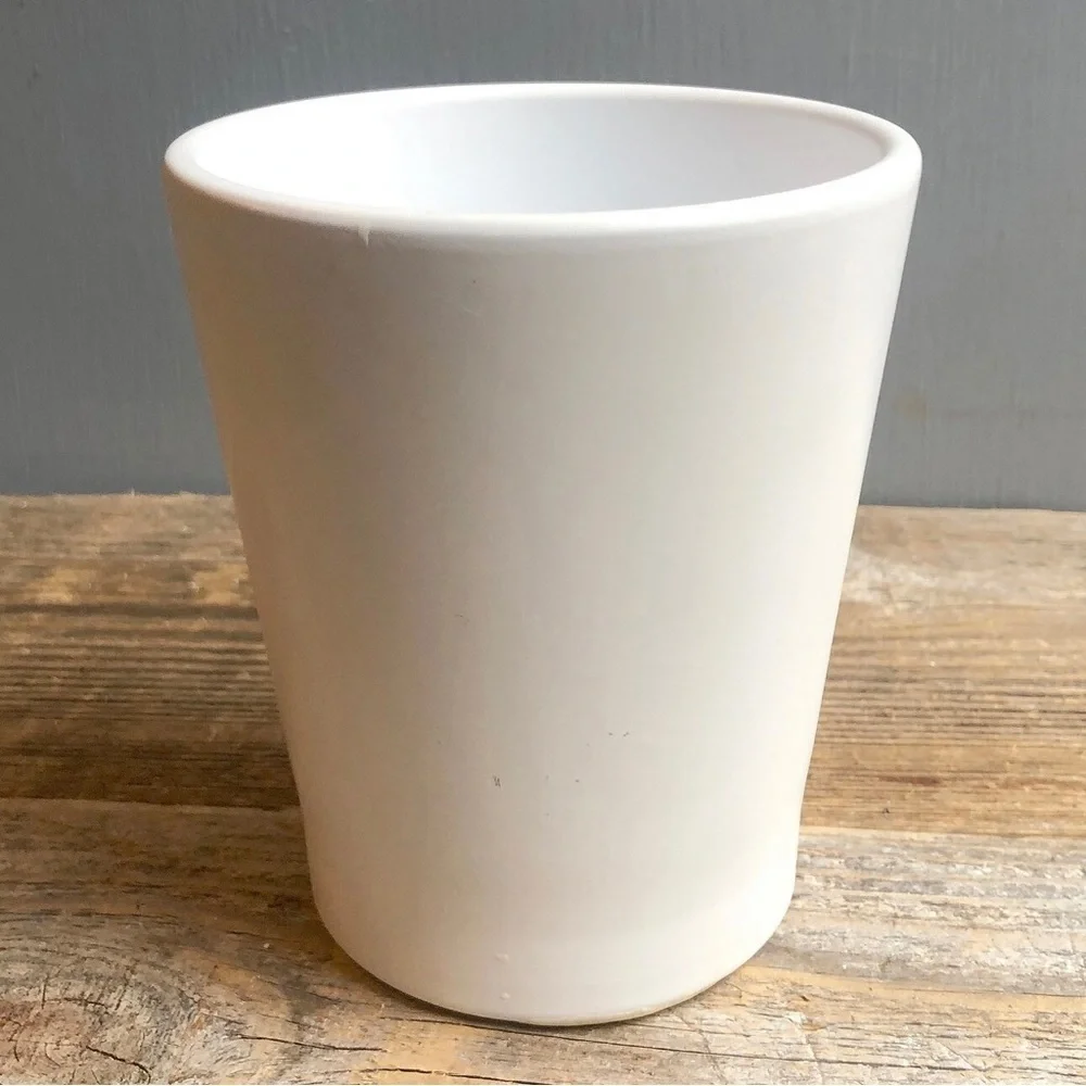 Matte White Planter Pot